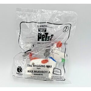 Sealed Secret Life Of Pets 2‎ Tail Wagging Max #1 2019 McDonald's Happy Meal Toy